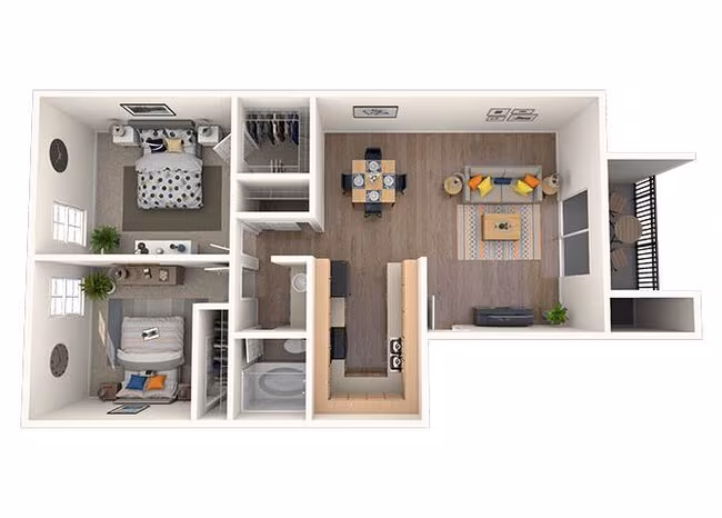 Quartz B1 2122W floor plan
